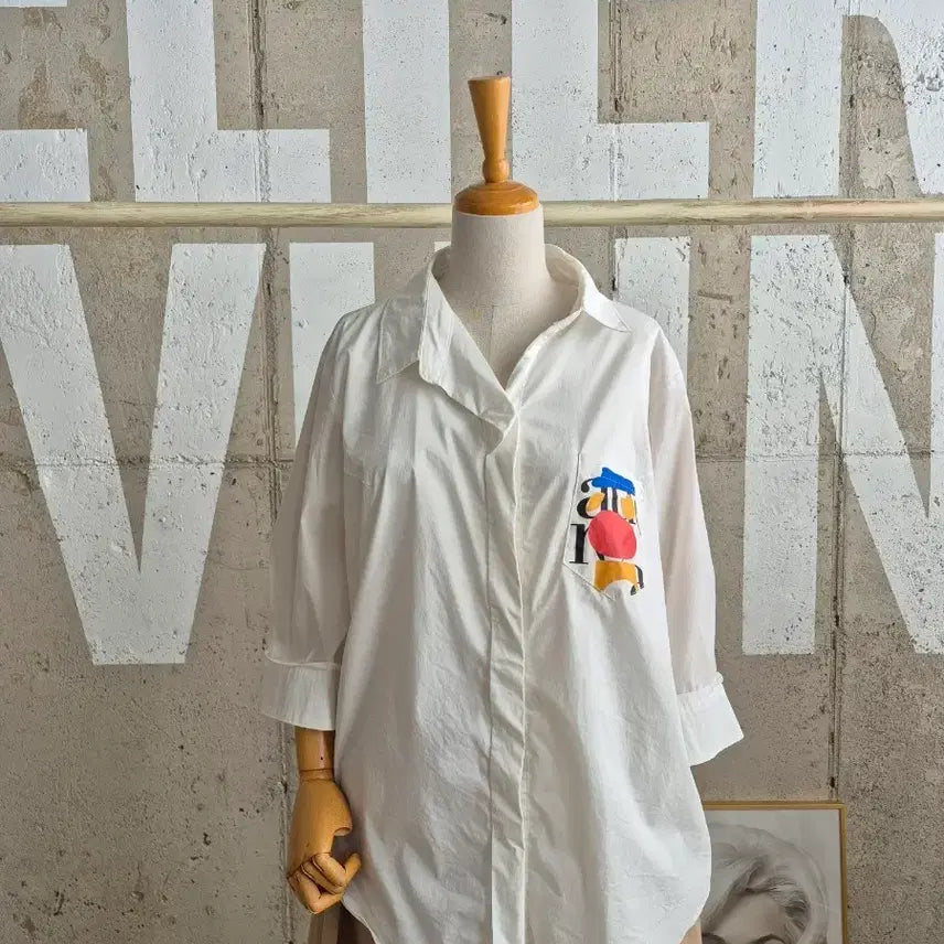 [BUNJANG] Cresson Printed Pocket Shirt / 행사77)크레송 프린팅 포켓 셔츠