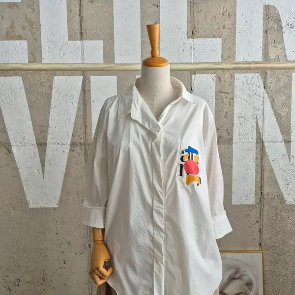 [BUNJANG] Cresson Printed Pocket Shirt / 행사77)크레송 프린팅 포켓 셔츠