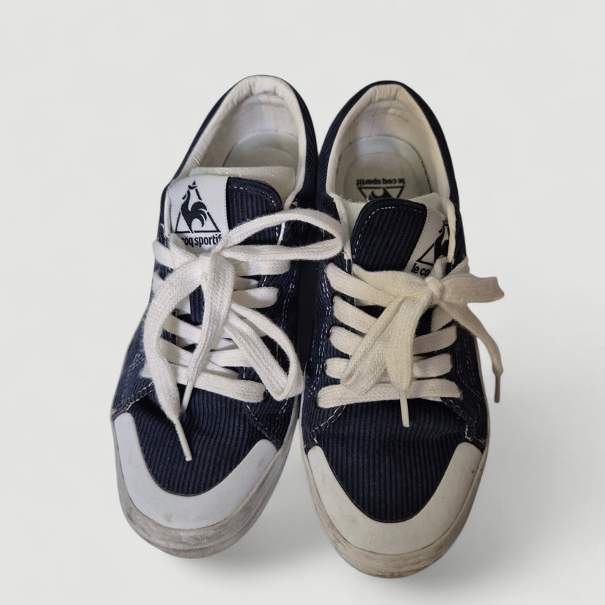 [BUNJANG] Le Coq Sportif Corduroy Sneakers Canvas Shoes Women's 245 / [245]르꼬끄 스니커즈 캔버스화 여성