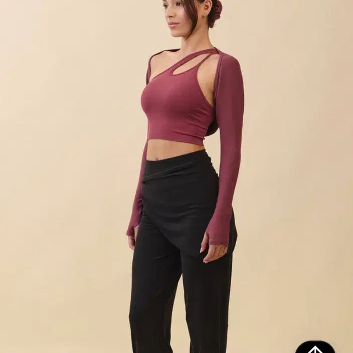 [BUNJANG] Itzone Apparel Relax Wrap Cover-Up Pants Black MM / 잇존어패럴 릴렉스 랩 커버 업 팬츠 새상품 블랙 / MM