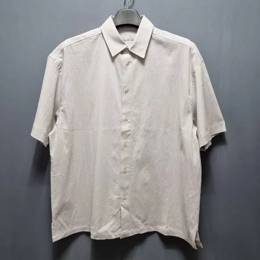 [BUNJANG] 8 Seconds Men's Short Sleeve Span Blouse - Size 105 / ㅡ 에잇세컨즈 반팔 스판남방 남105 ㅡ0408