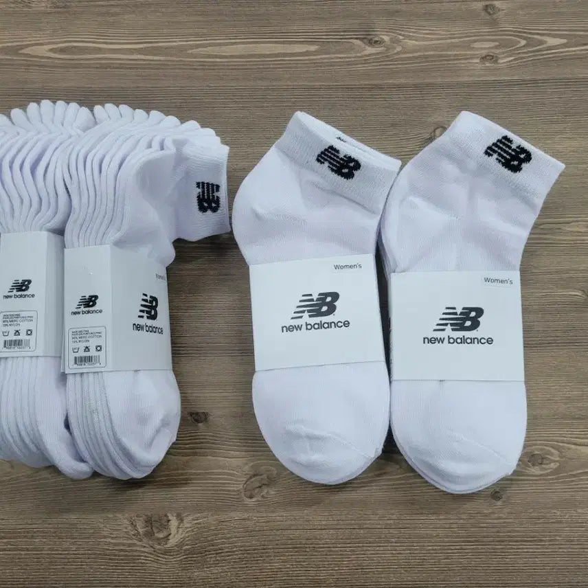 [BUNJANG] New Balance Women's Ankle Socks (20 Pairs) / 뉴발 여자 단목양말 20켤레