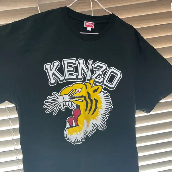 [BUNJANG] Kenzo Jungle Tiger Oversized Black T-Shirt L / 겐조 정글 타이거 오버사이즈 블랙 티셔츠 L