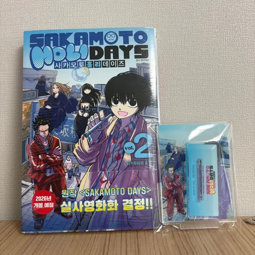 [BUNJANG] Sakamoto Days Holiday Vol. 2 First Edition Acrylic Stand / 사카모토 홀리데이즈 2권 초판 아크릴스탠드