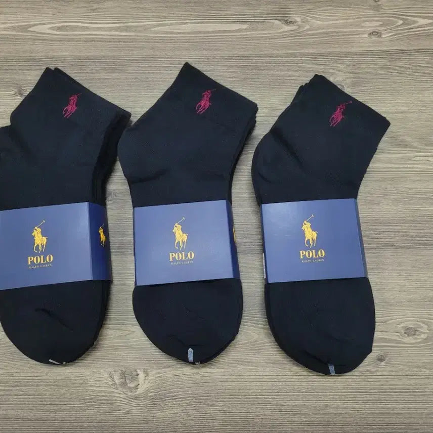 [BUNJANG] Polo Ralph Lauren Men's Ankle Socks (12 Pairs) / 폴로 랄프로렌 남자 단목양말 12켤레