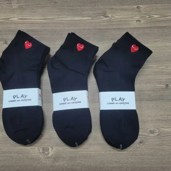 [BUNJANG] Comme des Garcons Women's Ankle Socks (12 Pairs) / 꼼데가르송 여자 단목양말 12켤레