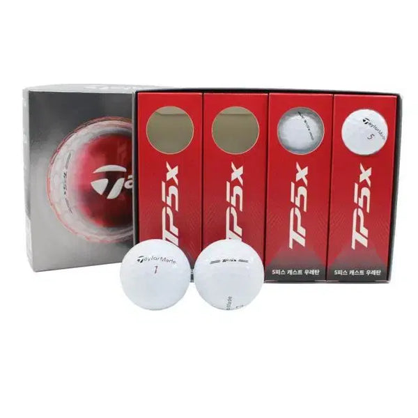 [BUNJANG] TaylorMade TP5x 5-Piece Urethane Tour Golf Balls / 테일러메이드 TP5x 골프공 5피스 우레탄 투어볼 비거리 스핀 컨트...