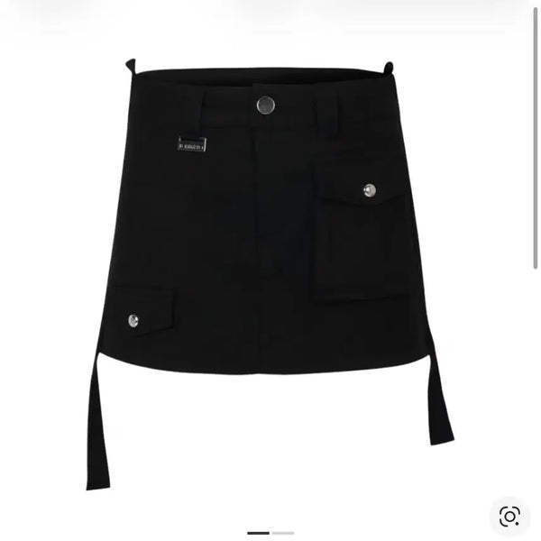 [BUNJANG] Bohemian Seoul Biker Mini Skirt / 보헤미안서울 바이커 미니스커트