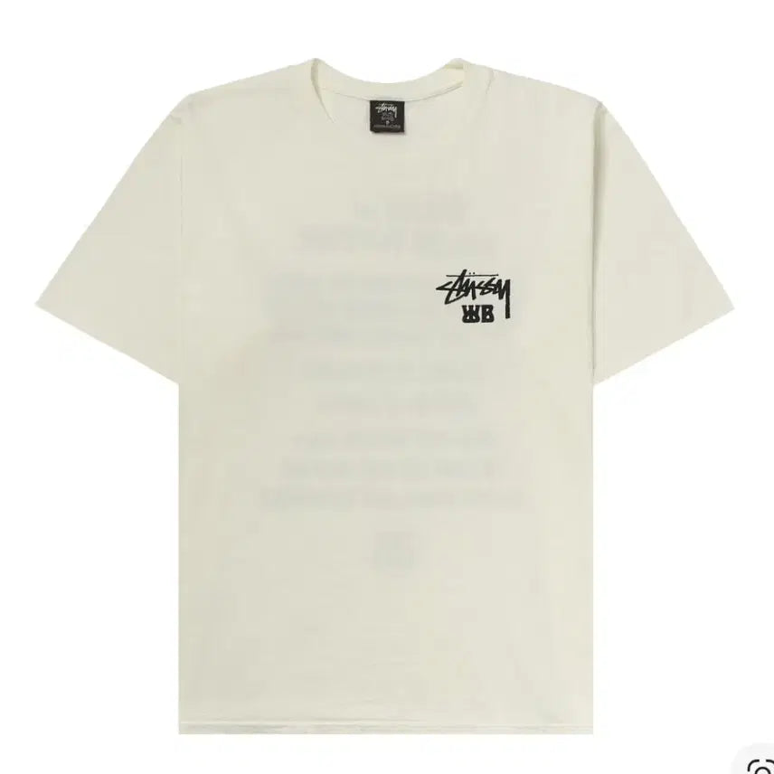 [BUNJANG] Stussy x Wales Bonner Ocean Song T-Shirt Ivory S / (무배)스투시 x 웨일즈 보너 오션 송 티셔츠 아이보리 S