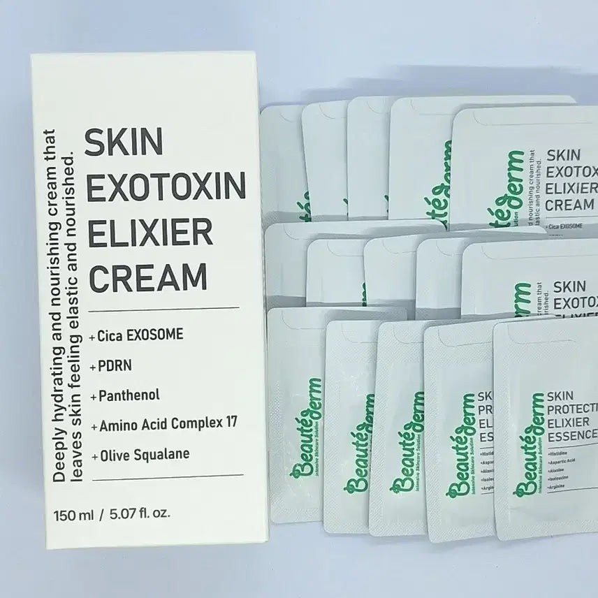 [BUNJANG] Beautyderm Elixir Exotocin Cream Moisturizer Sample Set / 샘플15장) 보떼덤 엘리시어 엑소토신 크림 수분크림