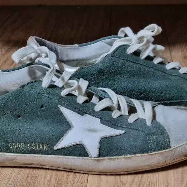 [BUNJANG] Golden Goose Suede Green Sneakers EU41 / 골든구스 스웨이드 그린 스니커즈 EU41 GOLDEN GOOSE 265