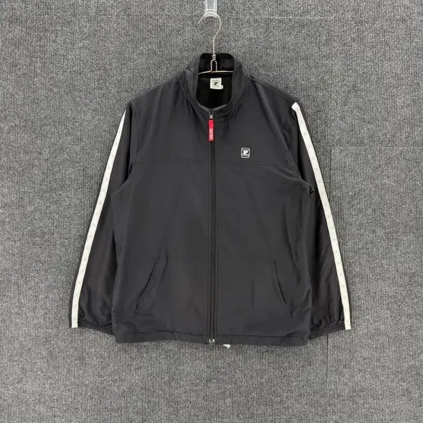 [BUNJANG] Courrèges Taping Logo Windbreaker Jacket / ( 여성 / L ) 꾸레쥬 테이핑로고 윈드 바람막이