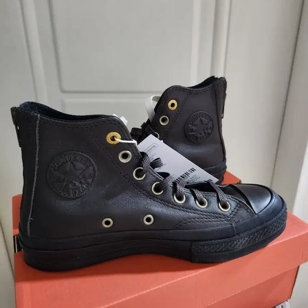 [BUNJANG] Converse Chuck 70 Leather High Zip Sneakers / (새제품) 컨버스 척 70 레더 하이 zip 230