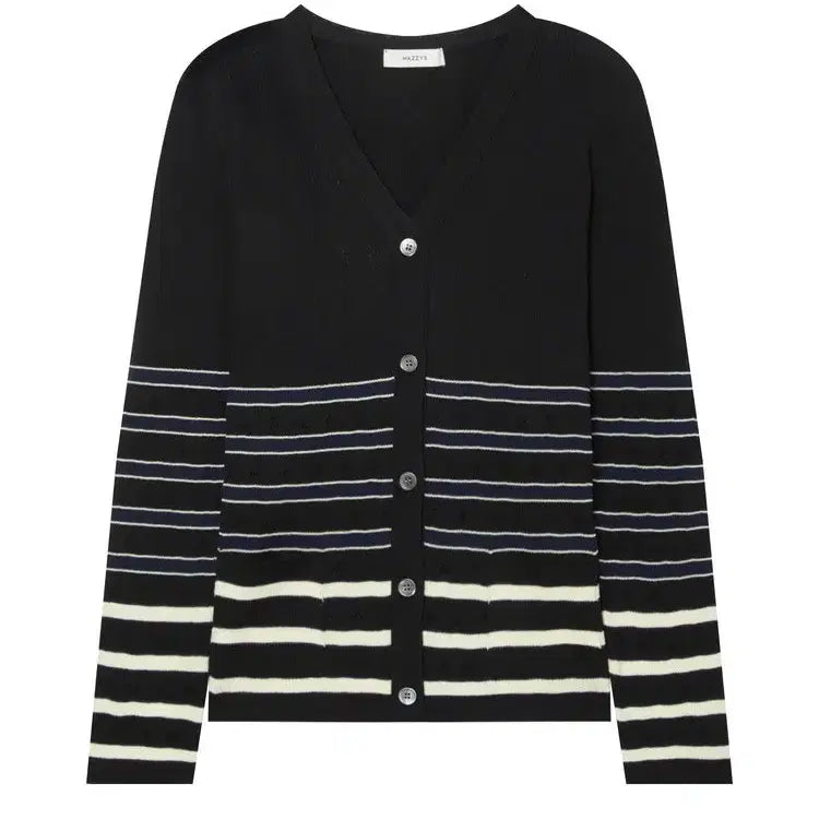 [BUNJANG] Hazzys Women's Cotton Blend Cardigan Black / (시간특가)헤지스 여성 면혼방 가디건 블랙 85 90 새제품