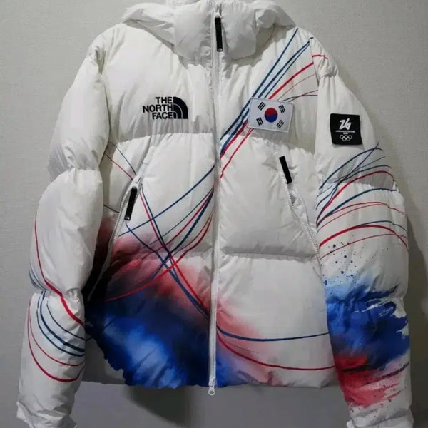 [BUNJANG] The North Face Milan Olympics Team Korea National Team Uniform Padded Jacket L / 노스페이스 밀라노 올림픽 팀코리아 국대 단복 패딩 100/L