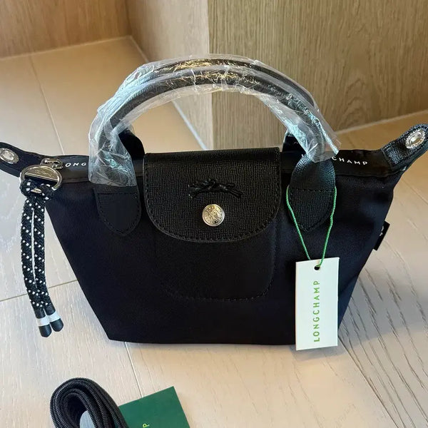 [BUNJANG] Longchamp Le Pliage Energy XS Bag Black/Navy / 롱샴 에너지 XS 블랙/네이비(이너백 포함)