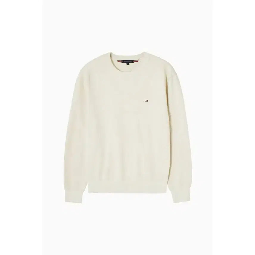 [BUNJANG] Tommy Hilfiger Structure Crew Neck Sweater Oatmeal XL / 신상) 타미힐피거 스트럭처 크루넥 스웨터 오트밀 XL 새상품