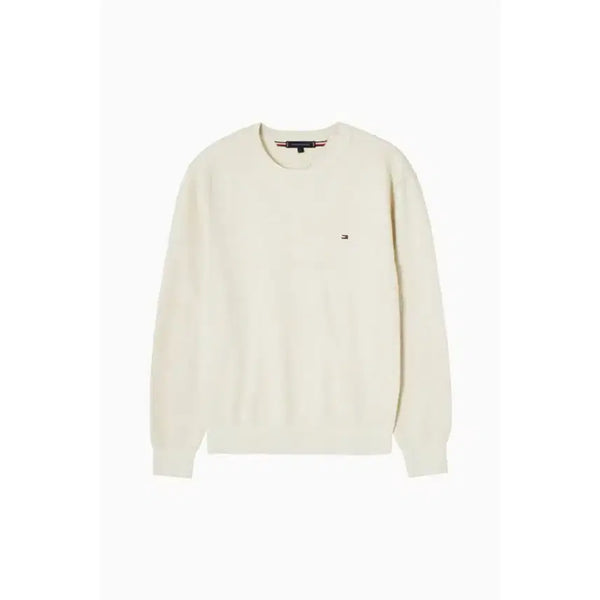 [BUNJANG] Tommy Hilfiger Structure Crew Neck Sweater Oatmeal XL / 신상) 타미힐피거 스트럭처 크루넥 스웨터 오트밀 XL 새상품