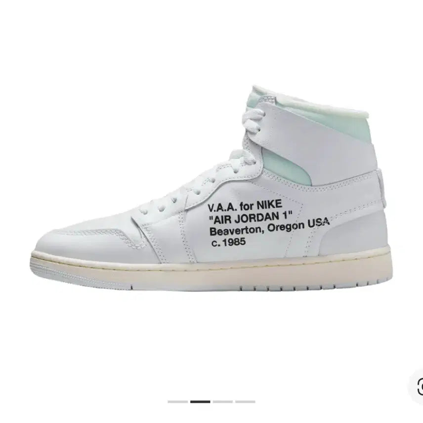 [BUNJANG] Nike Air Jordan 1 x Virgil Abloh Archive Retro High 'Aces' Alaska White / (280)조던 1 x 버질 아블로 아카이브 레트로 하이 알래스카 화이트