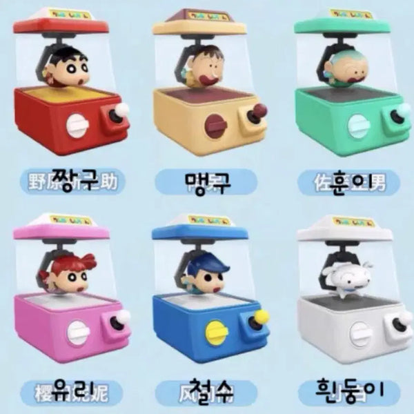 [BUNJANG] Crayon Shin-chan Gachapon Figure 6-Piece Full Set / 짱구 뽑기기계 가챠 피규어 6종 풀세트 택포 10만원
