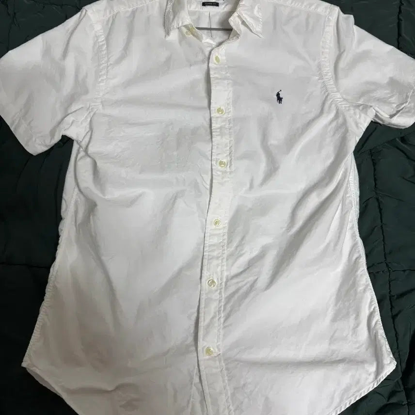 [BUNJANG] Polo Ralph Lauren White Short Sleeve Shirt S / 폴로 랄프로렌 화이트 반팔셔츠 S