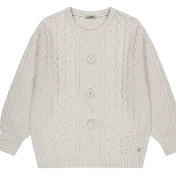 [BUNJANG] Koiseio Pompom Knit Top / 코이세이오 폼폼 니트