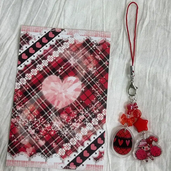 [BUNJANG] Character Chage Acrylic Bead Keyring / [캐릭터키링] 캐캐체 키링