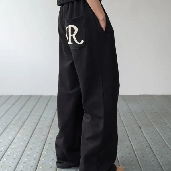 [BUNJANG] Rock Cake Applique R Pocket Jogger Pants / 락케이크 Applique R 포켓 조거 팬츠 바지 S 새상품