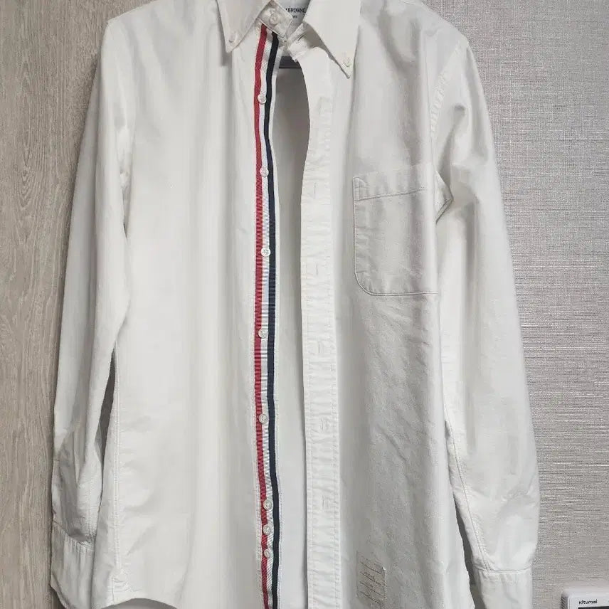 [BUNJANG] Thom Browne White Shirt (Size 1) / 톰브라운 화이트셔츠(1)95~100