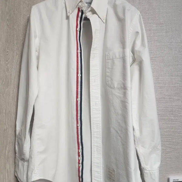 [BUNJANG] Thom Browne White Shirt (Size 1) / 톰브라운 화이트셔츠(1)95~100
