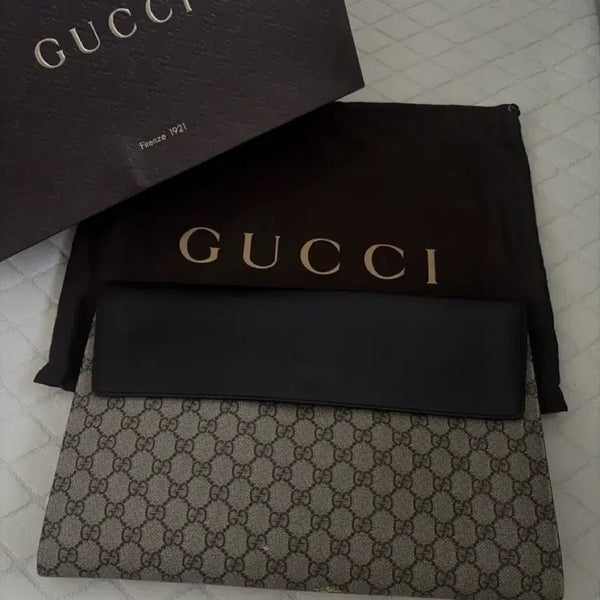 [BUNJANG] Gucci GG Clutch Bag Full Set / 구찌 GG 클러치 백 풀세트