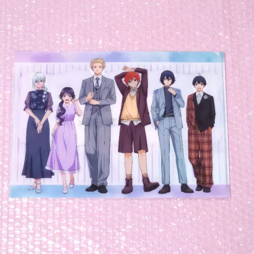 [BUNJANG] Blooming Flowers A4 Clear File (Sealed) / (미개봉) 향기로운꽃은늠름하게핀다 A4 클리어 파일