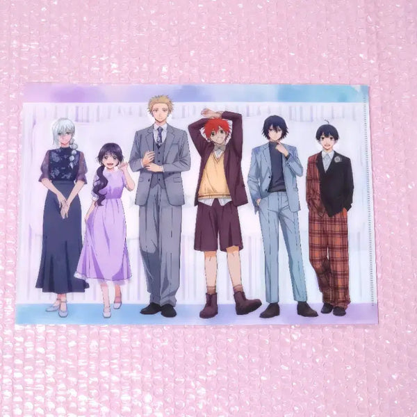 [BUNJANG] Blooming Flowers A4 Clear File (Sealed) / (미개봉) 향기로운꽃은늠름하게핀다 A4 클리어 파일