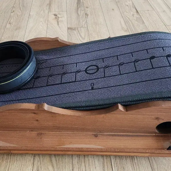 [BUNJANG] Premium Golf Putting Mat with Ball Return Rail / 바이올린 퍼팅 매트ㅡ새상품