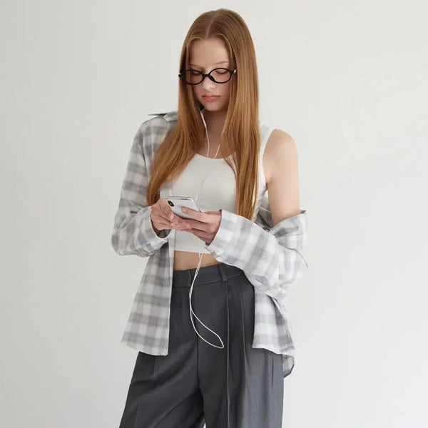 [BUNJANG] Wearrest Warm Check Shirt / 웨어레스트 - 웜 체크 셔츠