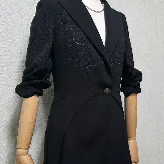 [BUNJANG] Doho Black Patterned Jacket / 도호 자켓 85