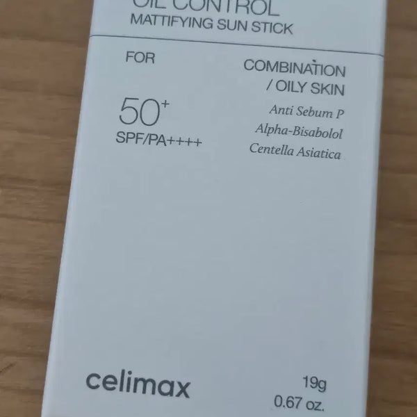 [BUNJANG] CelliMax Oil Control Sun Stick SPF50+ PA++++ / (미개봉)셀리맥스 오일 컨트롤 선스틱 19g