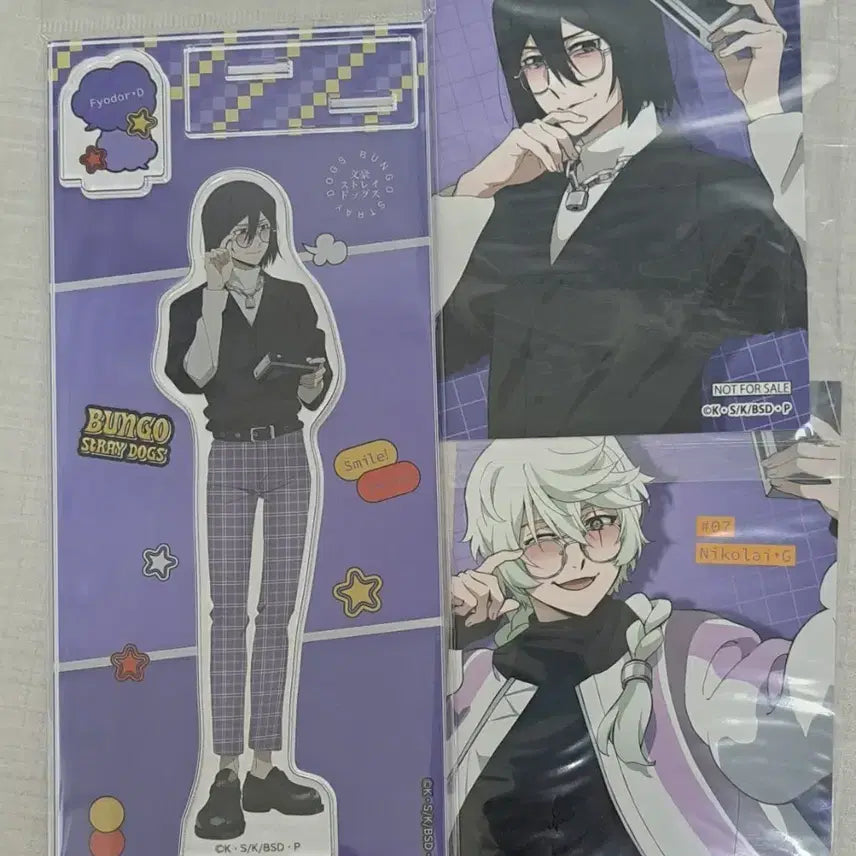 [BUNJANG] Bungo Stray Dogs Fyodor Dostoevsky Filming Acrylic Standee (Sealed) / 문스독 표도르 촬영회 아크릴 미개봉 ( 천삼조 고골 도스토옙스키