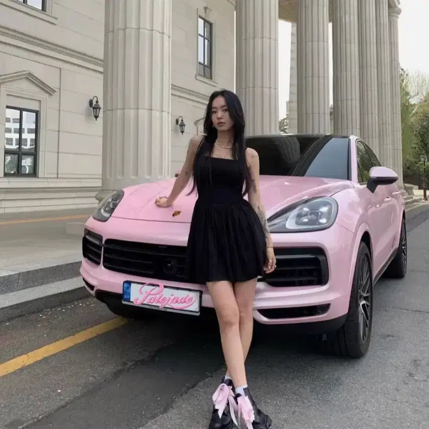 [BUNJANG] Pale Jade Ballerina Dress Black / 페일제이드 발레리나 원피스 블랙