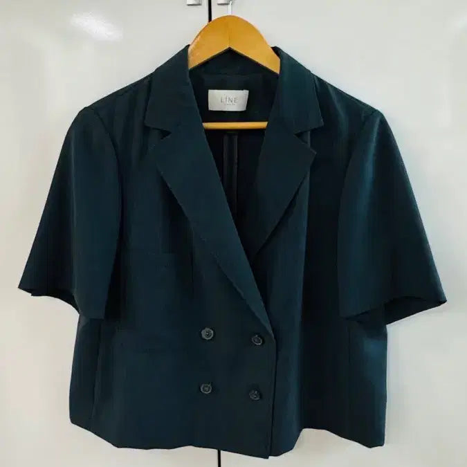 [BUNJANG] LINE Linen Two-Piece Set Navy / LINE 린넨 투피스 세트 네이비색