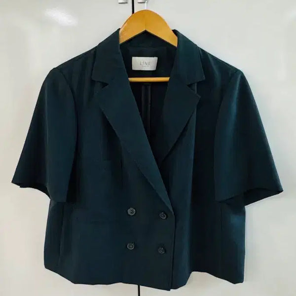 [BUNJANG] LINE Linen Two-Piece Set Navy / LINE 린넨 투피스 세트 네이비색