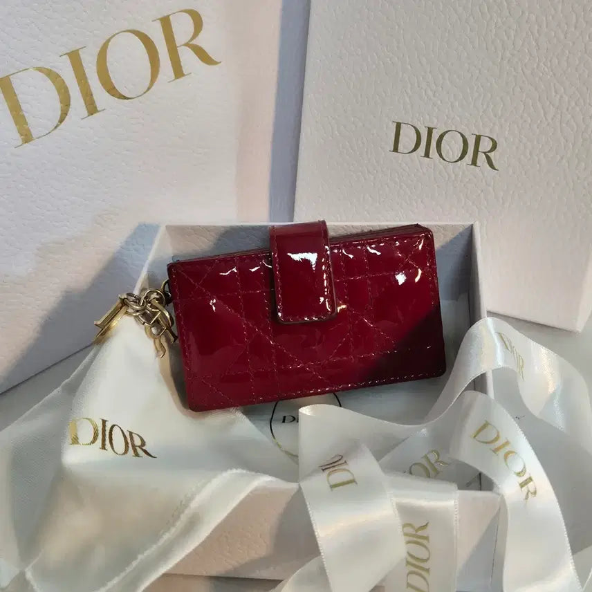 [BUNJANG] Dior Lady Dior Accordion Card Wallet / 디올 레이디 디올 아코디언 카드지갑