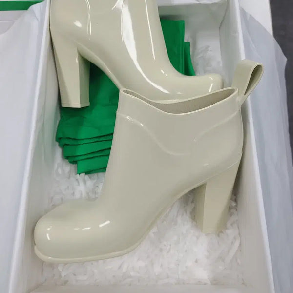 [BUNJANG] Bottega Veneta Rubber Ankle Rain Boots Size 36 / 보테가 베네타 고무 앵클부츠 레인부츠 장화 사이즈 36
