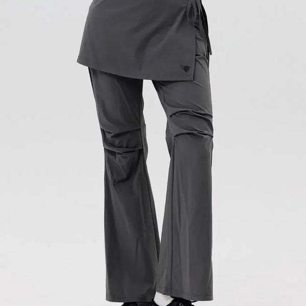 [BUNJANG] Gola Bootcut Skirt Leggings Grey M / 골라(Gola) 부츠컷 치마레깅스 그레이 M사이즈 실착1회