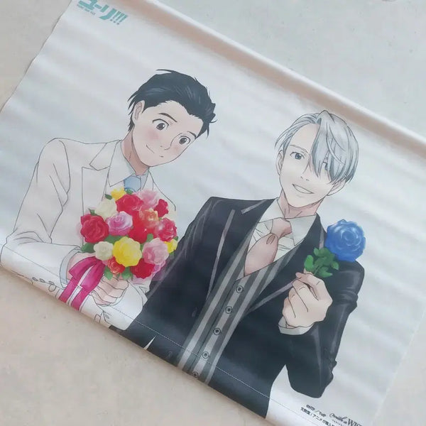 [BUNJANG] Yuri on Ice Victor & Yuri Wedding B3 Tapestry / 유리온아이스 빅토르 유리 웨딩 B3 태피스트리
