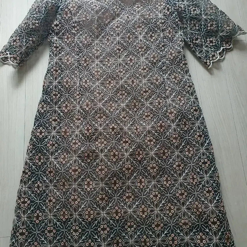 [BUNJANG] Mine Floral Lace Dress / 마인원피스큰55~66사이즈