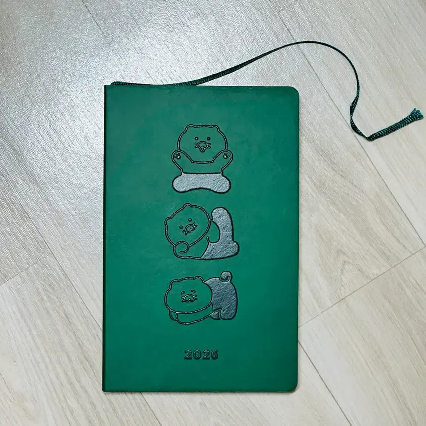[BUNJANG] Kakao Friends Chunsik 2026 Diary - Green / 카카오프렌즈 2026 춘식이 다이어리 그린