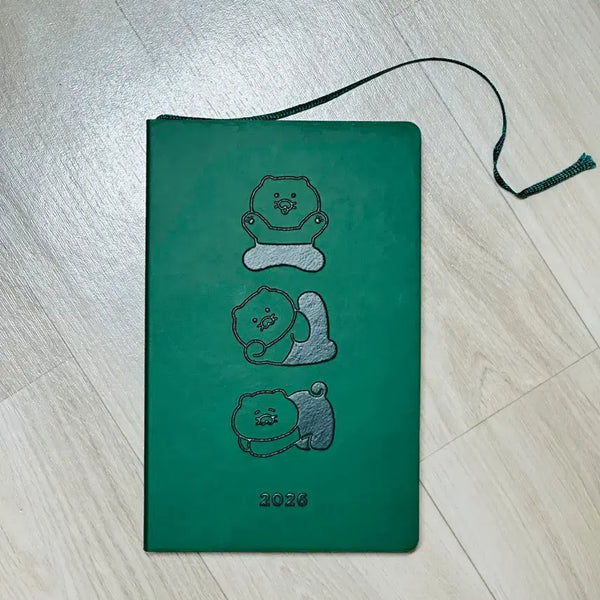 [BUNJANG] Kakao Friends Chunsik 2026 Diary - Green / 카카오프렌즈 2026 춘식이 다이어리 그린