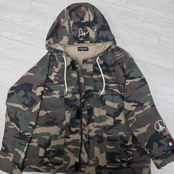 [BUNJANG] Godik Camo Field Jacket L / 고디크 카모 야상자켓 L