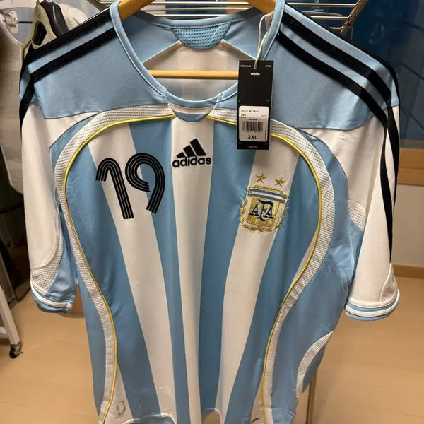 [BUNJANG] Argentina Lionel Messi Retro Replica Jersey / 메시 레트로 아르헨티나 유니폼